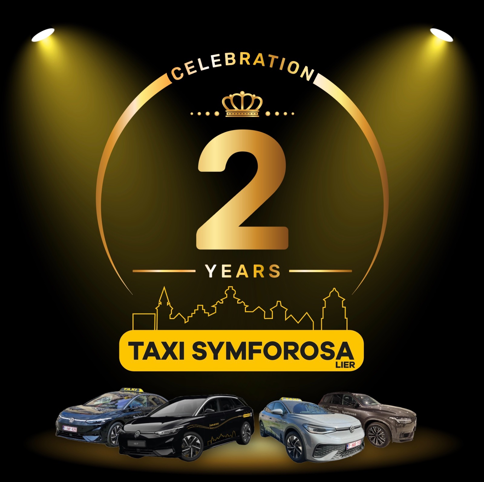 Taxi Symforosa blaast reeds 2 kaarsjes uit !